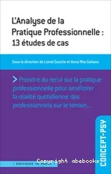 L'analyse de la pratique professionnelle