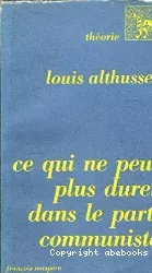 Ce qui ne peut plus durer dans le Parti communiste