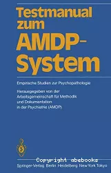 Testmanual zum AMDP-System : empirische Studien zur Psychopathologie