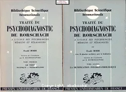 Traité du psychodiagnostic de Rorschach