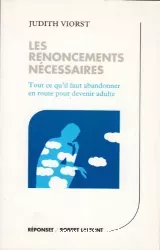 Les renoncements nécessaires