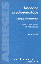 Médecine psychosomatique : aperçus psychosociaux