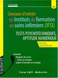 Concours d'entrée IFSI : tests psychotechniques, aptitude numérique