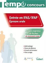 Entrée en IFAS-IFAP : épreuve orale