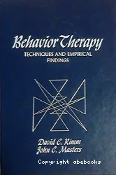 Behavior therapy : techniques and empirical findings
