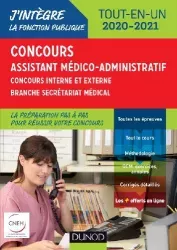 Concours assistant médico-administratif : concours interne et externe, branche secrétariat médical