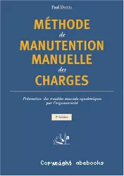 Méthode de manutention manuelle des charges : prévention des troubles musculo-squelettiques par l'ergomotricité